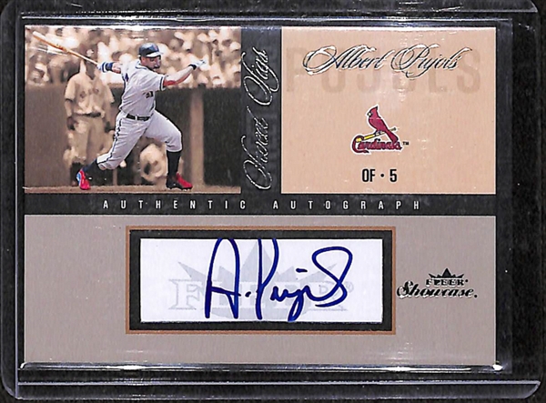 Albert Pujols & Miguel Cabrera Autograph Cards