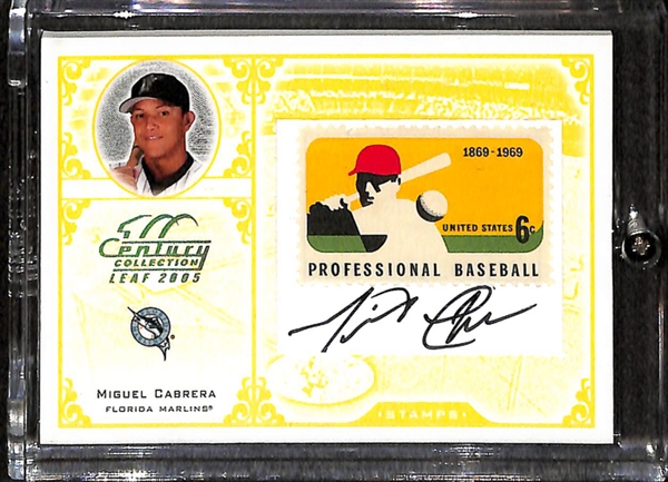 Albert Pujols & Miguel Cabrera Autograph Cards