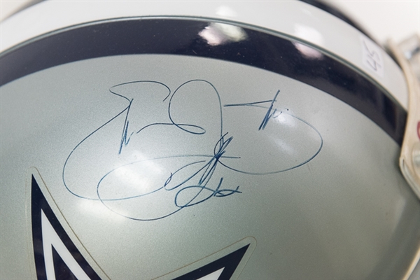Emmitt Smith Signed Full Size Cowboys Official Riddell Helmet