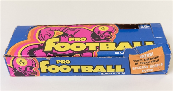 1973 Topps Football Wax Box w/ 21 Sealed Wax Packs
