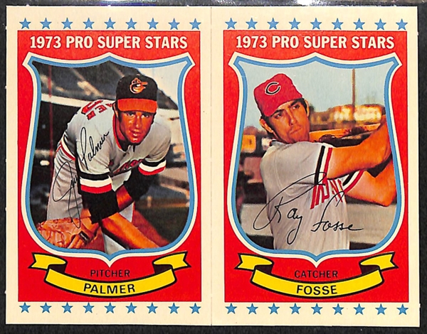 1973 Kellogg's Pro Super Stars Baseball Near Partial Set (38 cards) - many cards still connected!