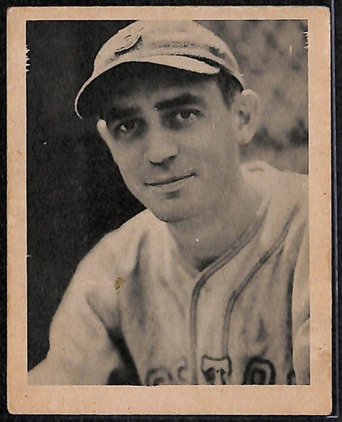 1927 E210 York Caramel Carl Mays Card & 7 - 1939 Playball Cards w. Wally Berger