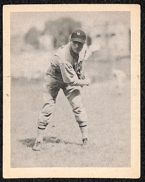1927 E210 York Caramel Carl Mays Card & 7 - 1939 Playball Cards w. Wally Berger