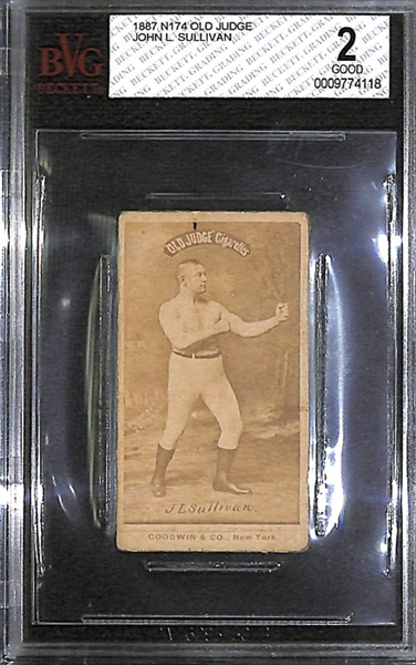 1887 N174 Old Judge John L. Sullivan
