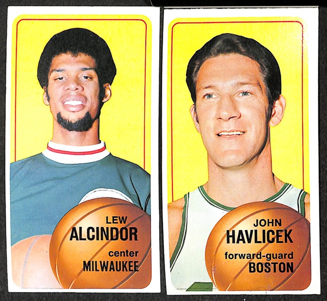 1970-71 Topps Basketball 1st Series Set + 32 Cards from 2nd Series - #75 Lew Alcindor Card