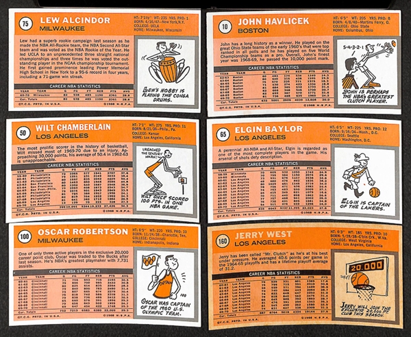 1970-71 Topps Basketball 1st Series Set + 32 Cards from 2nd Series - #75 Lew Alcindor Card