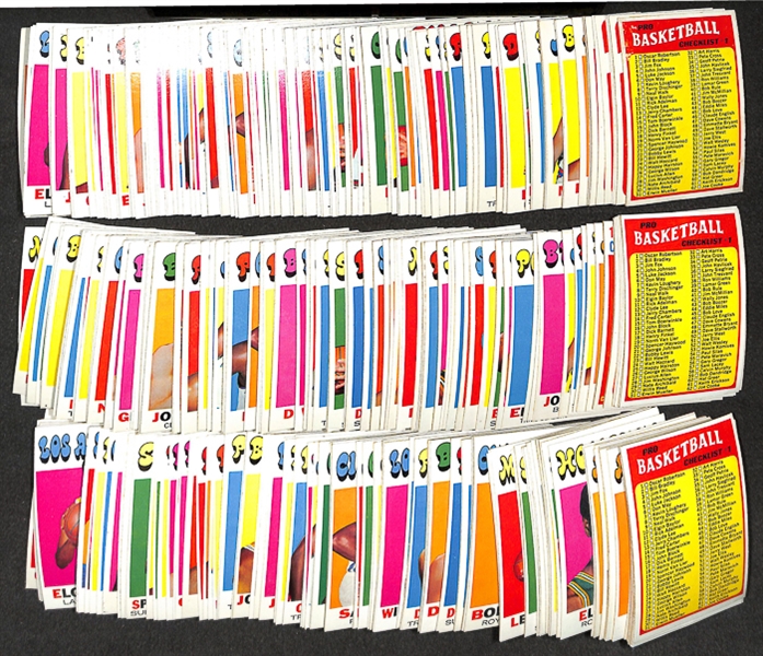 1971-72 Topps Basketball 1st Series Set & 2 Partial 1st Series Set (Each Missing 2 Cards & 3 Cards Respectively)