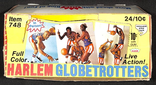 1971 Harlem Globetrotters Complete Set Including Original Box, and Extra Cards & Stickers