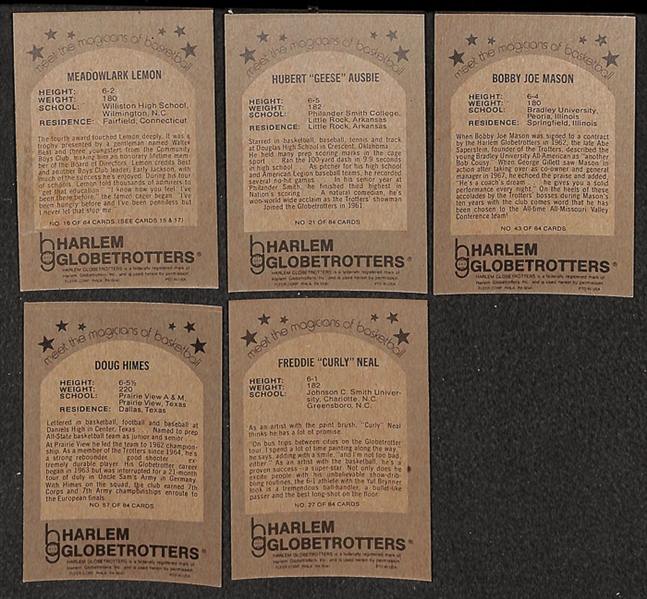 1971 Harlem Globetrotters Complete Set Including Original Box, and Extra Cards & Stickers