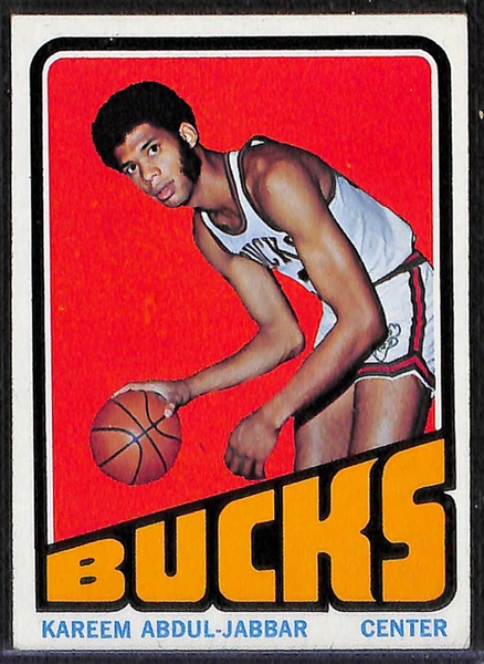 1972-73 Topps Basketball Set with Dr. J's Rookie Card