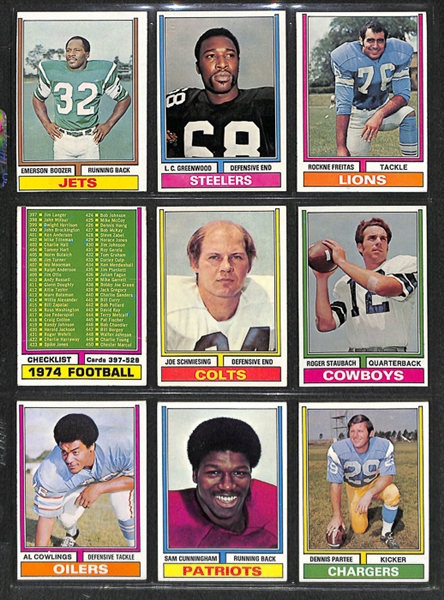 1974 Topps Football Complete Set