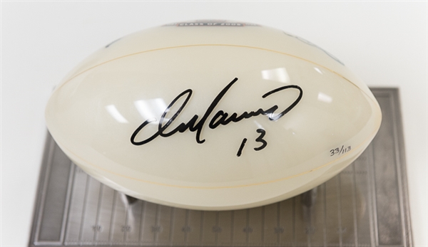 Dan Marino Signed Gemstone Football - Mounted Memories