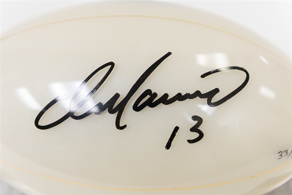 Dan Marino Signed Gemstone Football - Mounted Memories