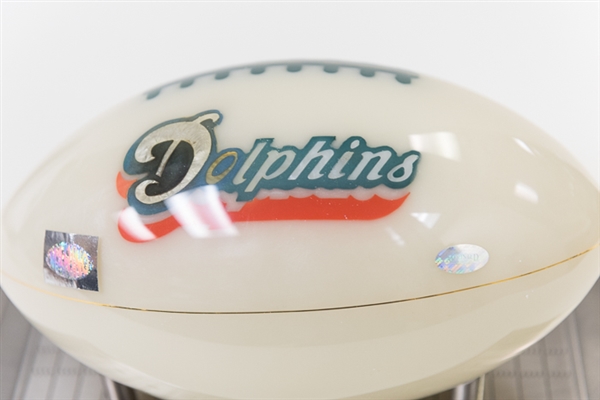 Dan Marino Signed Gemstone Football - Mounted Memories