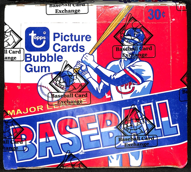 1978 Topps Unopened Baseball Cello Box w. 24 Cello Packs - BBCE