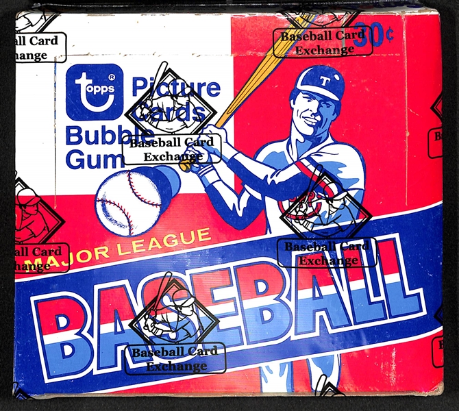 1978 Topps Unopened Baseball Cello Box w. 24 Cello Packs - BBCE