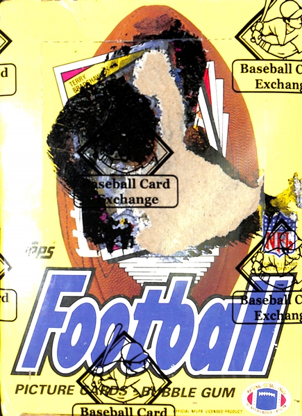 1984 Topps Football Unopened Wax Box (BBCE Sealed) w/ 36 Packs