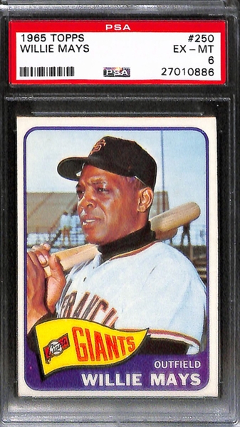 Lot of 4 1958-1965 Topps  Baseball Cards w. 1960 Topps Rival All Stars Mantle - PSA