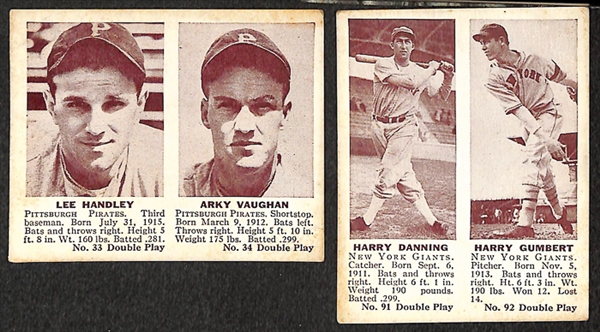 Lot Of 17 1941 Double Play Cards w. Grove/Doerr