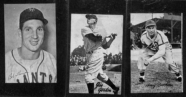 Lot Of 23 Different 1947 Bond Bread Card w. Bobby Thompson