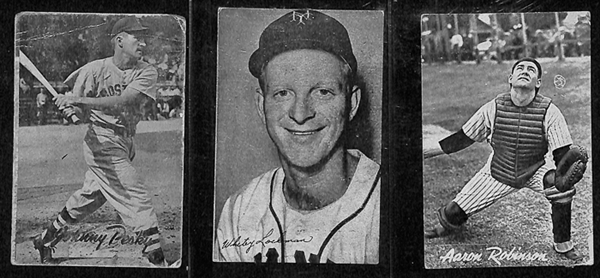 Lot Of 23 Different 1947 Bond Bread Card w. Bobby Thompson