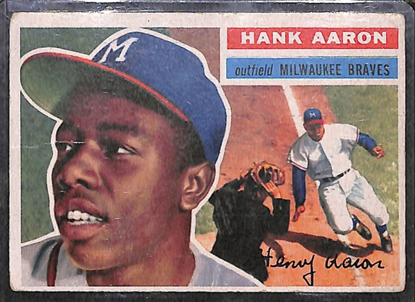 Lot Of 46 1956 Topps Baseball Card w. Hank Aaron
