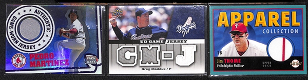 Lot Of 122 Baseball Relic Cards w. Machado & Mazeroski