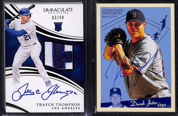 Lot Of 130 Baseball Autograph Cards w. Halladay & Altuve