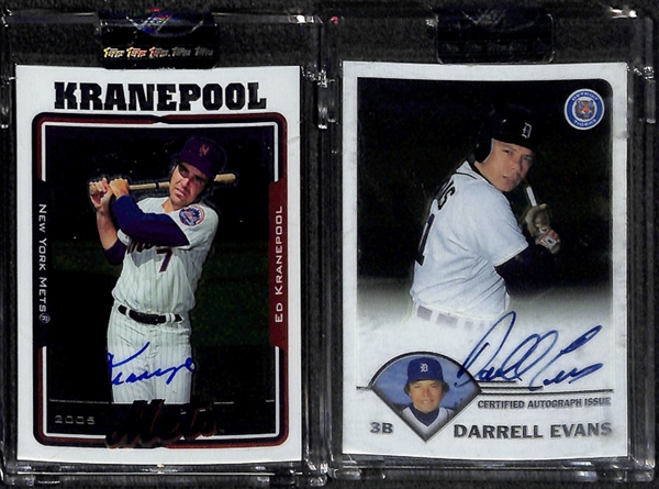 Lot Of 160 Baseball Autogaph Cards w. Alex Gordon & Andre Dawson