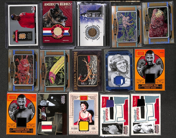Lot Of 31 Mixed Sports & Non-Sports Autograph & Relic Cards w. Michael Jordan