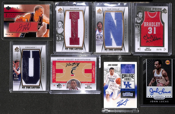 Lot Of 230 Basketball Autograph Cards w. Kidd & Frazier
