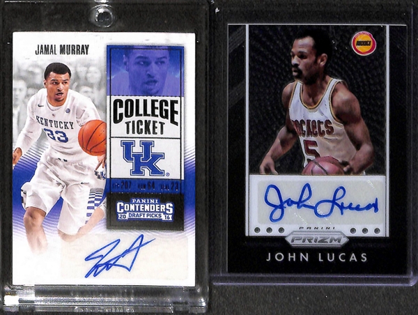 Lot Of 230 Basketball Autograph Cards w. Kidd & Frazier