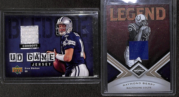 Lot Of 115 Football Relic Cards w. Jerry Rice & Andrew Luck