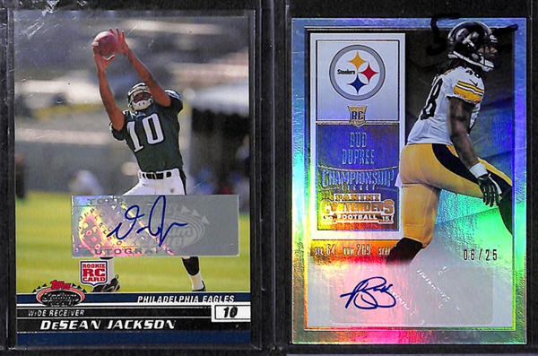 Lot Of 40 Football Autograph Card w. Bridgewater & Jackson