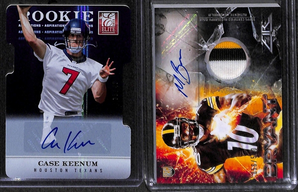 Lot Of 40 Football Autograph Card w. Bridgewater & Jackson