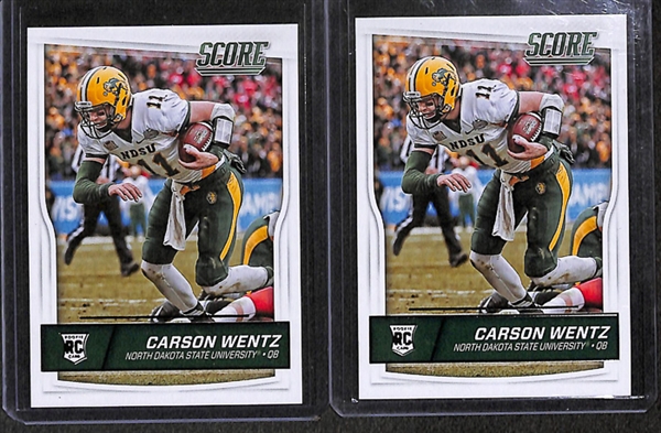 Lot Of 300+ Football Rookie Cards w. Brady/Rodgers/Elliott