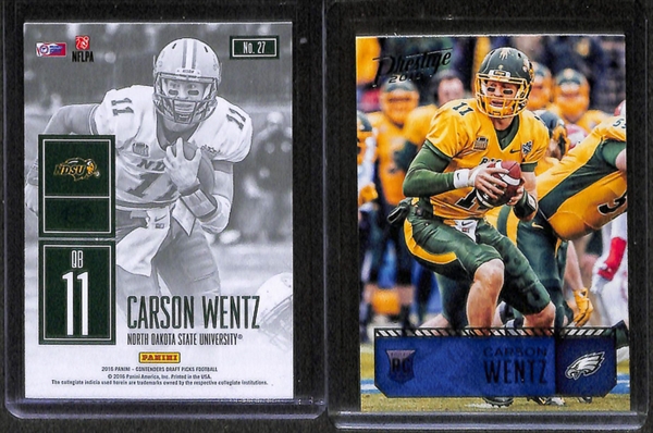 Lot Of 300+ Football Rookie Cards w. Brady/Rodgers/Elliott