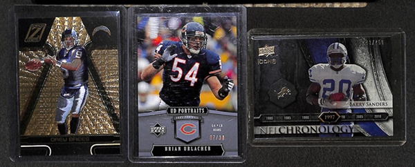 Lot Of 350 Football Inserts/Rookie/Numbered Cards w. Marino & Odell Beckham