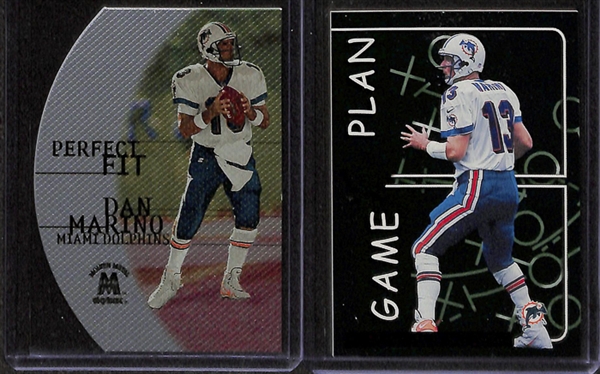 Lot Of 350 Football Inserts/Rookie/Numbered Cards w. Marino & Odell Beckham