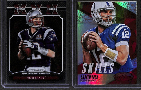 Lot Of 350 Football Inserts/Rookie/Numbered Cards w. Marino & Odell Beckham