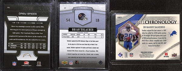 Lot Of 350 Football Inserts/Rookie/Numbered Cards w. Marino & Odell Beckham