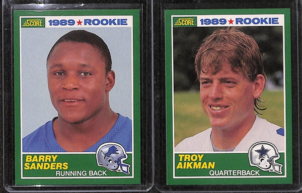 Lot Of 250+ Football Rookie Cards 1971-1989 w. Joe Montana