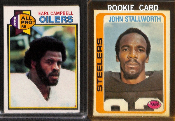 Lot Of 250+ Football Rookie Cards 1971-1989 w. Joe Montana