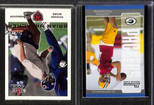 Lot Of 300+ Football Rookie Cards w. Favre/Manning/Brady