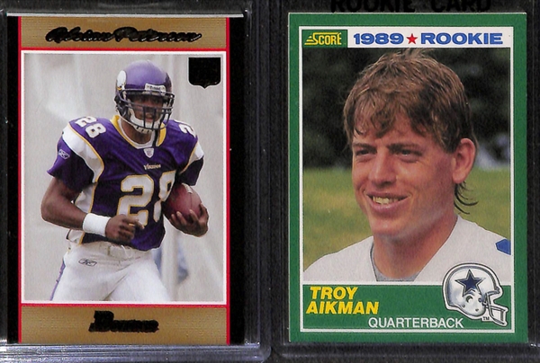 Lot Of 300+ Football Rookie Cards w. Favre/Manning/Brady