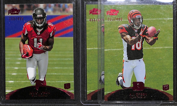 Lot Of 300+ Football Insert & Rookie Cards w. Beckham & Gronkowski