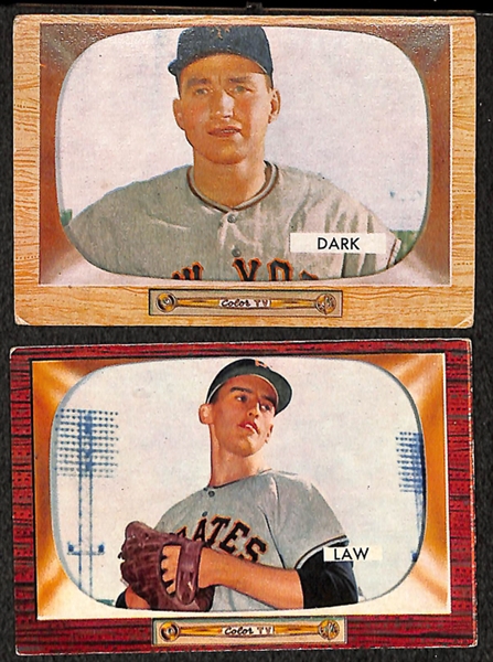 Lot of 52 1952-1955 Bowman Baseball Cards w. Pee Wee Reese (1954)