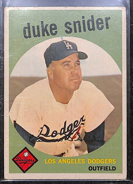 Lot of 18 - 1959 Topps Star Player Cards w. Sandy Koufax