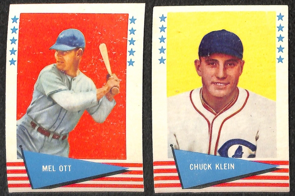 Assortment of Baseball Topps Inserts & Fleer Cards from 1960-1969 w. Cobb
