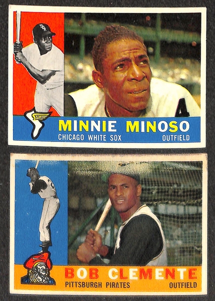 Lot of Approximately 130 - 1960 Topps Baseball Cards w. Bob Gibson